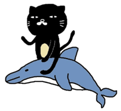 Kuroneko Yamamoto daylight saving time sticker #6753818