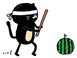 Kuroneko Yamamoto daylight saving time sticker #6753821