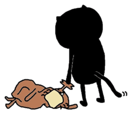 Kuroneko Yamamoto daylight saving time sticker #6753841