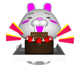 Poya-n rabbit sticker #6754003