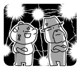 The Sticker of two happy men. sticker #6755763