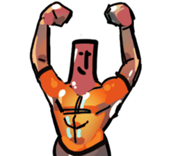 muscle muscle muscle! sticker #6756746