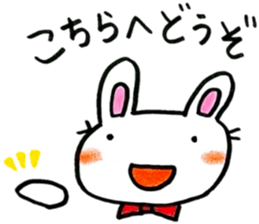 nice working rabbit 2 sticker #6757329