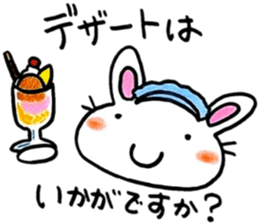 nice working rabbit 2 sticker #6757340