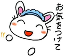 nice working rabbit 2 sticker #6757349