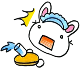 nice working rabbit 2 sticker #6757355