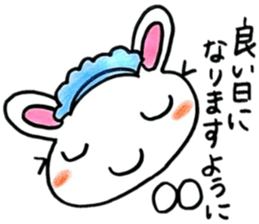 nice working rabbit 2 sticker #6757365