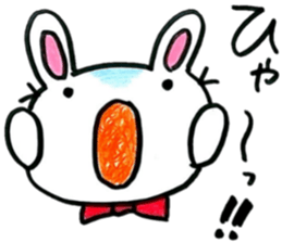 nice working rabbit 2 sticker #6757366