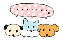 Rakugaki Dog Sticker sticker #6758131