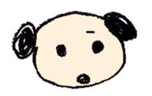 Rakugaki Dog Sticker sticker #6758153