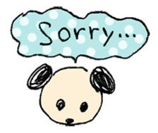 Rakugaki Dog Sticker sticker #6758155