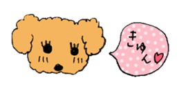 Rakugaki Dog Sticker sticker #6758156
