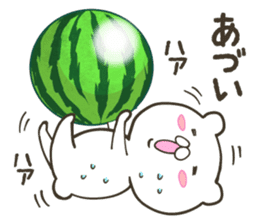 White bear in summer of JAPAN (2nd ver.) sticker #6758968