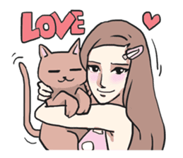 AsB - Neko Girls Cat Cafe! sticker #6759968