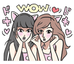 AsB - Neko Girls Cat Cafe! sticker #6759970