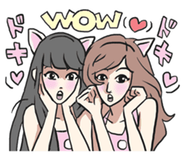 AsB - Neko Girls Cat Cafe! sticker #6759970
