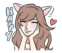 AsB - Neko Girls Cat Cafe! sticker #6759971