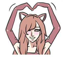 AsB - Neko Girls Cat Cafe! sticker #6759974