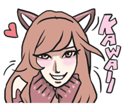 AsB - Neko Girls Cat Cafe! sticker #6759975