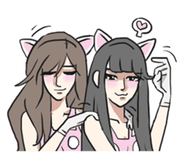 AsB - Neko Girls Cat Cafe! sticker #6759978