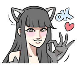 AsB - Neko Girls Cat Cafe! sticker #6759983