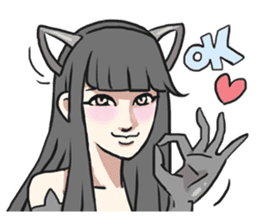 AsB - Neko Girls Cat Cafe! sticker #6759983