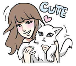 AsB - Neko Girls Cat Cafe! sticker #6759984