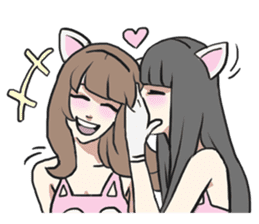 AsB - Neko Girls Cat Cafe! sticker #6759986