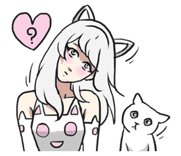 AsB - Neko Girls Cat Cafe! sticker #6759988