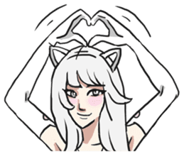 AsB - Neko Girls Cat Cafe! sticker #6759990