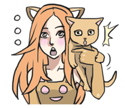 AsB - Neko Girls Cat Cafe! sticker #6759996