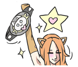 AsB - Neko Girls Cat Cafe! sticker #6759997