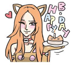 AsB - Neko Girls Cat Cafe! sticker #6759998