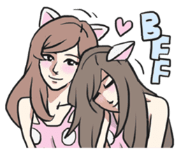 AsB - Neko Girls Cat Cafe! sticker #6760002