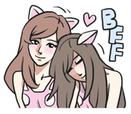 AsB - Neko Girls Cat Cafe! sticker #6760002