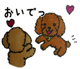 Everyday of love Toy Poodle sticker #6760008