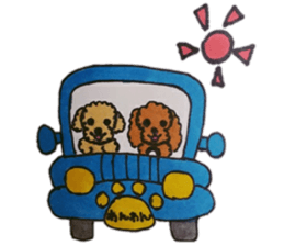 Everyday of love Toy Poodle sticker #6760009