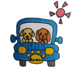 Everyday of love Toy Poodle sticker #6760009