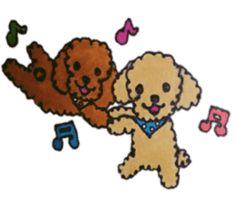Everyday of love Toy Poodle sticker #6760011