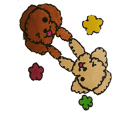 Everyday of love Toy Poodle sticker #6760015