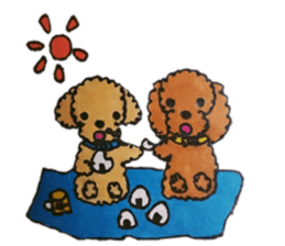 Everyday of love Toy Poodle sticker #6760016