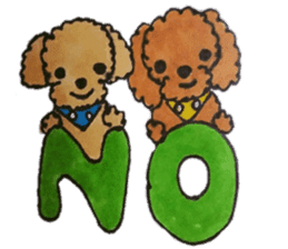 Everyday of love Toy Poodle sticker #6760019