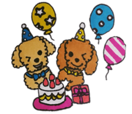 Everyday of love Toy Poodle sticker #6760020