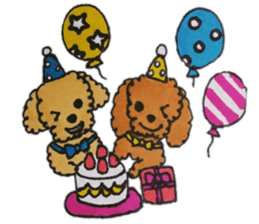 Everyday of love Toy Poodle sticker #6760020