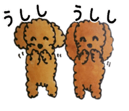 Everyday of love Toy Poodle sticker #6760021