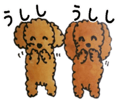Everyday of love Toy Poodle sticker #6760021