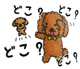 Everyday of love Toy Poodle sticker #6760023