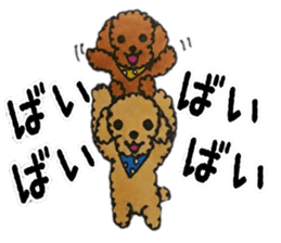 Everyday of love Toy Poodle sticker #6760026