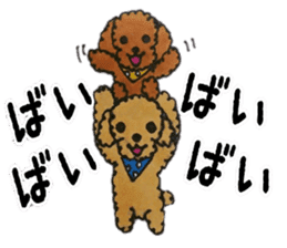 Everyday of love Toy Poodle sticker #6760026
