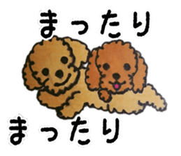 Everyday of love Toy Poodle sticker #6760031